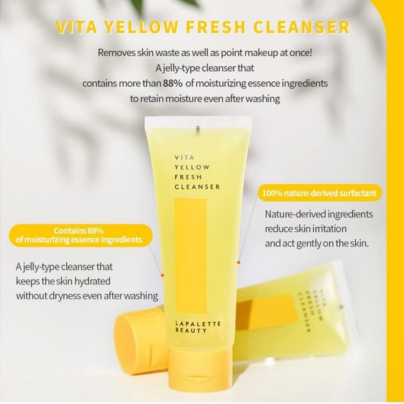 🍋 LAPALETTE BEAUTY Vita Yellow Fresh Cleanser - Picture 8 of 11